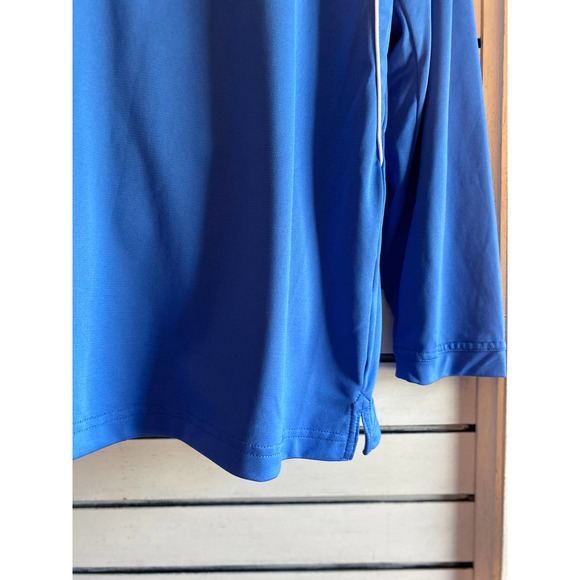 San Soleil Adult men's polo XL extra large blue long sleeve UPF 50 golf shirt - Picture 7 of 11